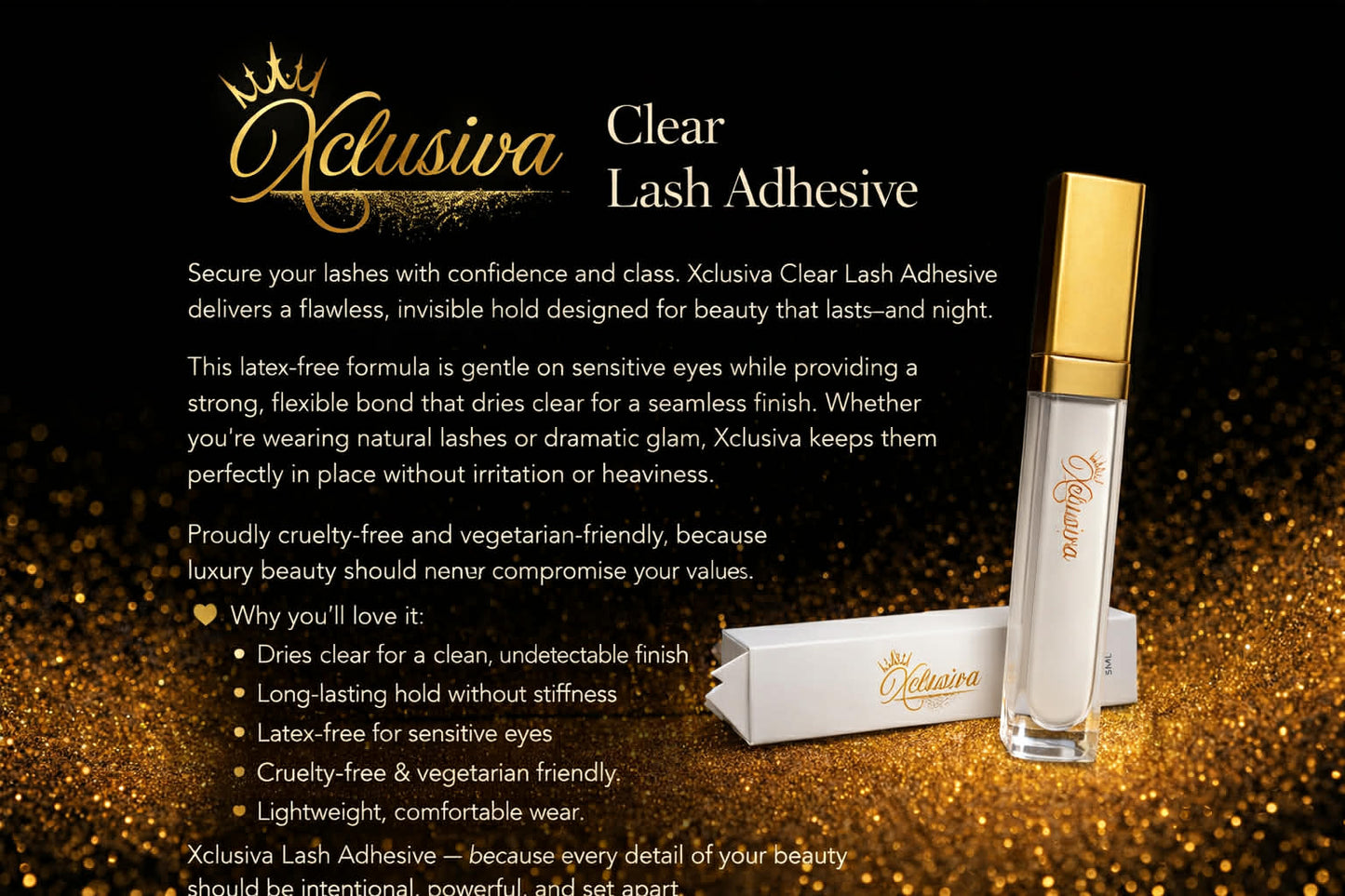Clear Lash Adhesive Lashes